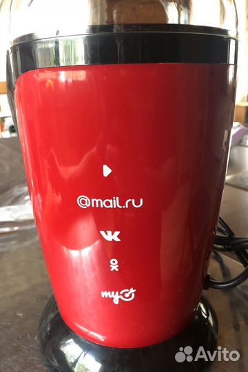 Машинка для попкорна. Брендированная: VK, mail.ru