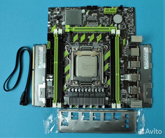 Материнская плата X79 Xeon E5 2630v2 16Gb