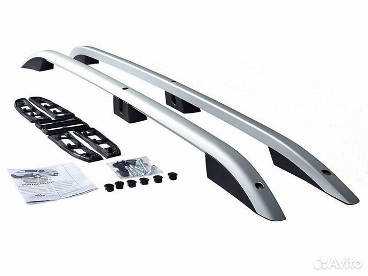 Porsche Cayenne Рейлинги (Серебристые)