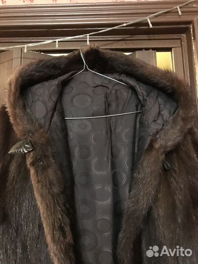 Шуба из щипанной нутрии