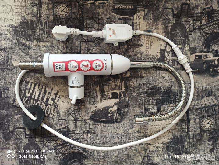 Проточный водонагреватель кран