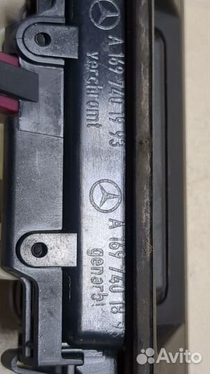 Подсветка номера Mercedes A W169, 2009