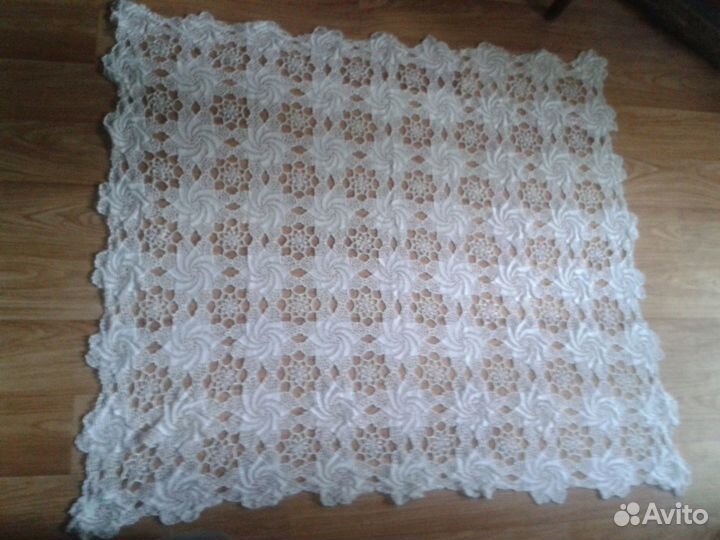 Скатерть вязанная крючком