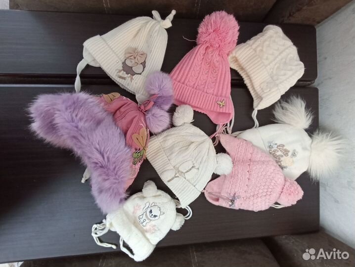 Шапка зимняя демисезонная для девочки