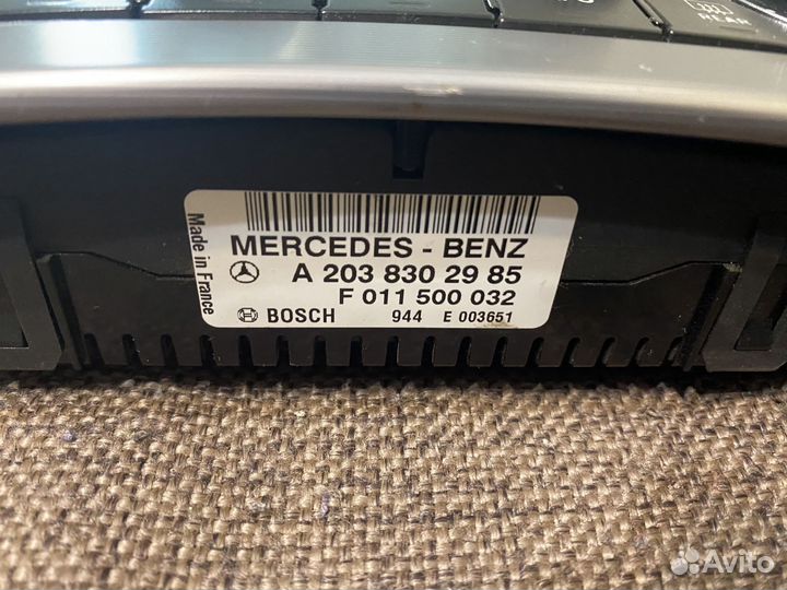 Блок климата w203