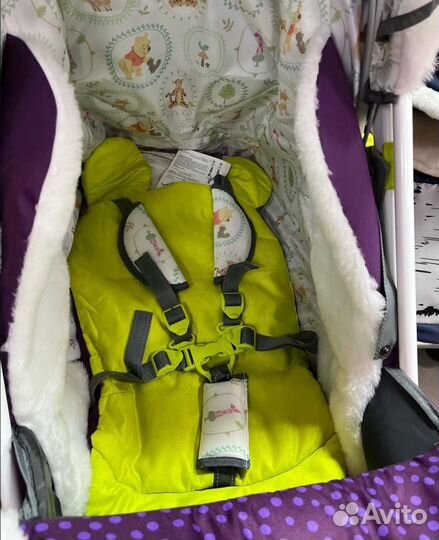 Детские санки коляска с колесами бу