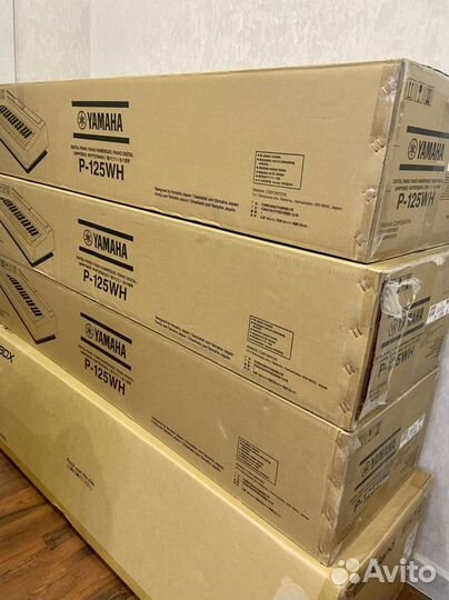 Новое цифровое пианино Yamaha P-125WH. Из Европы