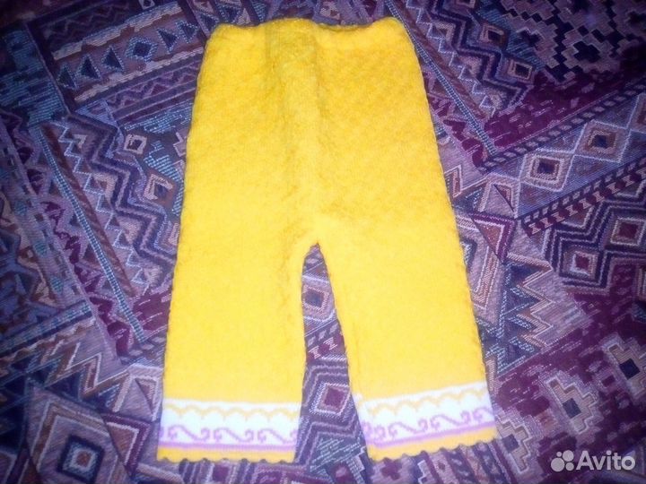 Детский желтый костюмчик