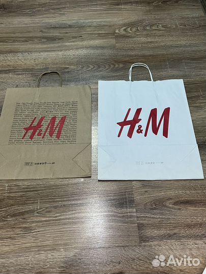 Пакеты H&M, маленькие, большие, подарочные