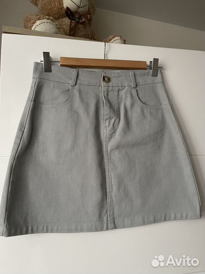 Джинсовая юбка 44 размер