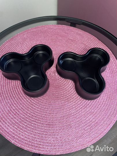 Подсвечник IKEA черный