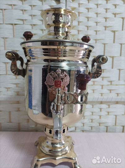 Самовар на дровах Герб Тула