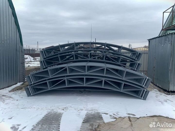 Арки арочного ангара 18м18000 мм