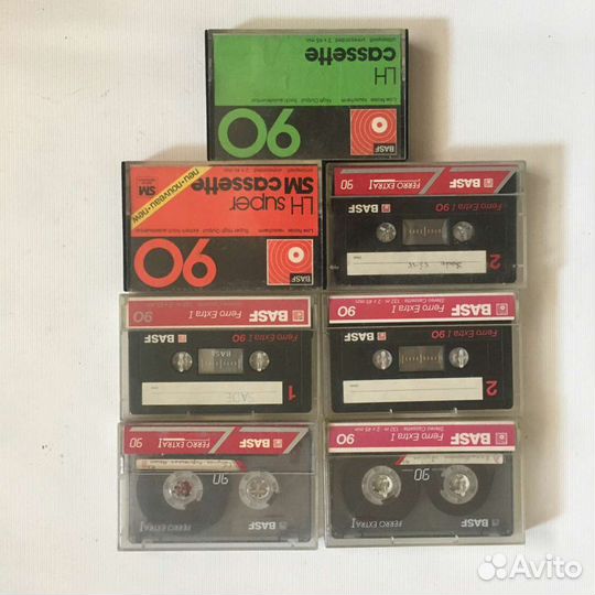 Аудикассеты с записью + одна новая