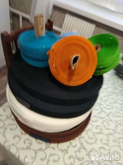 Лента липучка для ткани, одежды