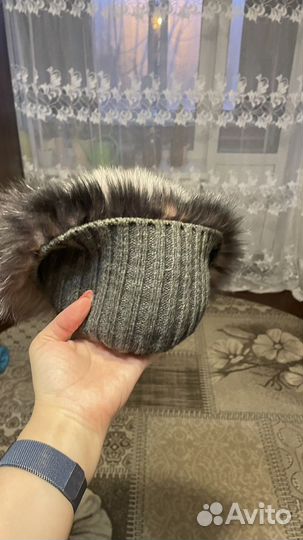 Шапка песцовая женская