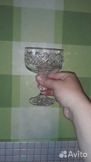 Хрустальные бокалы СССР