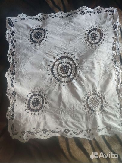 Тюль хлопок, салфетка ришелье СССР