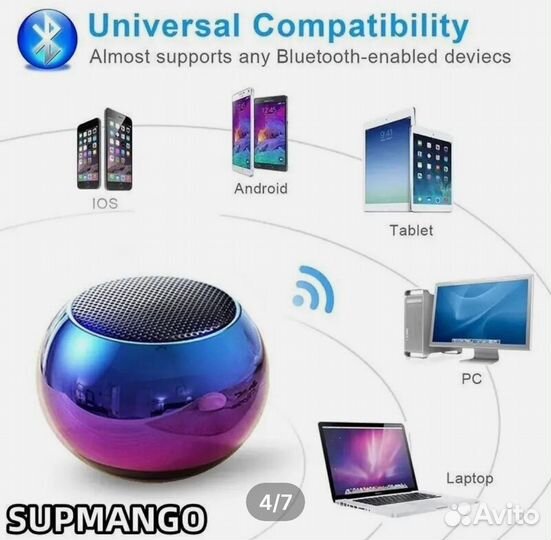 Блютуз колонка Bluetooth мини