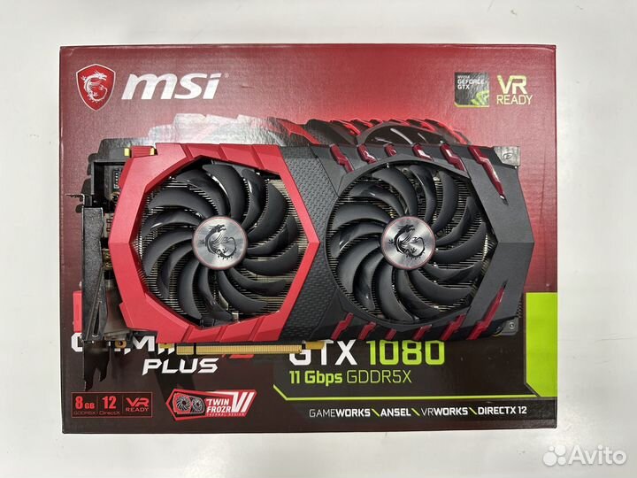 Видеокарта GTX 1080 MSI Gaming X