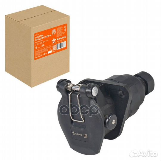 Розетка прицепа/тягача 24В 15 контактов пластик