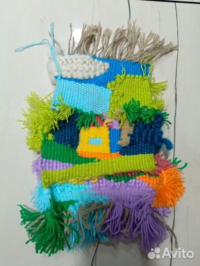 Поделка - гобелен (пейзаж)