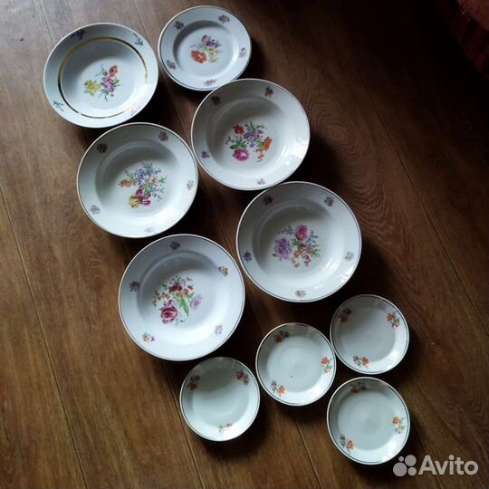 Фарфоровые тарелки СССР