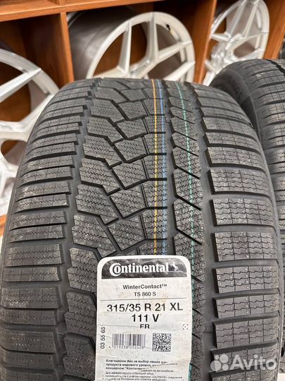 Continental WinterContact TS 860 S 275/40 R21 и 315/35 R21 107V