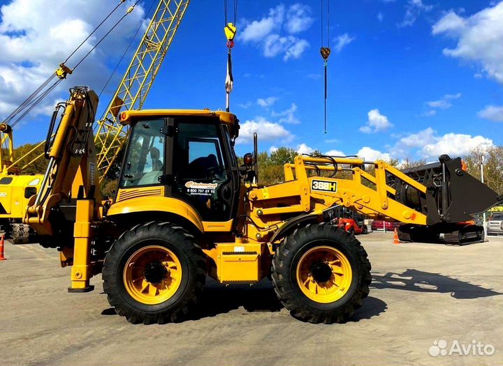 Экскаватор-погрузчик Shanmon 388H, 2024