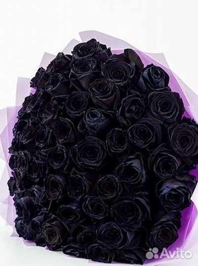Чёрные розы Букеты доставка цветов