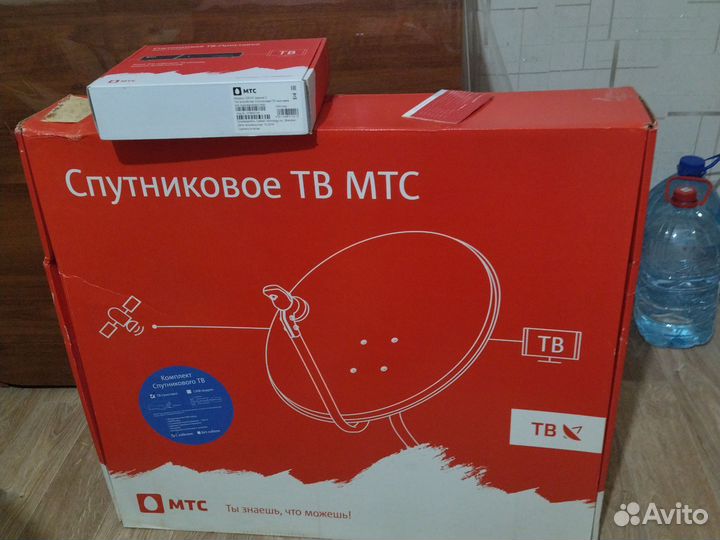 Спутниковая тарелка МТС и спутниковая приставка