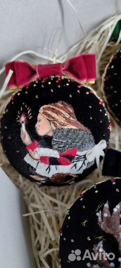 Новогодние игрушки ручной работы