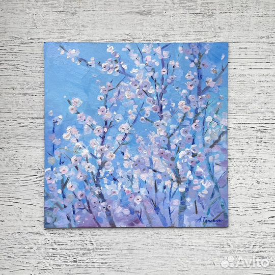 Картина маслом «Весна»