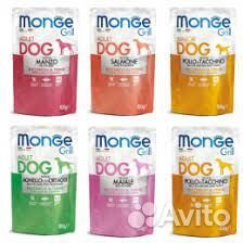 Monge Dog Grill Pouch паучи для собак 100 г