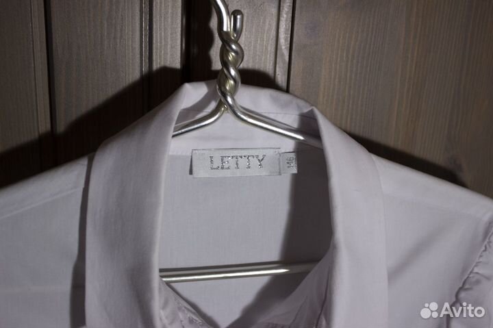 Школьная блузка белая в идеальном сост, х/б, р.146