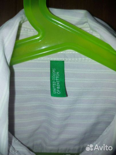Рубашка школьная benetton