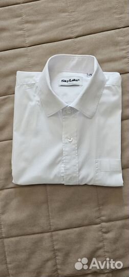 Рубашка школьная белая 38 размер
