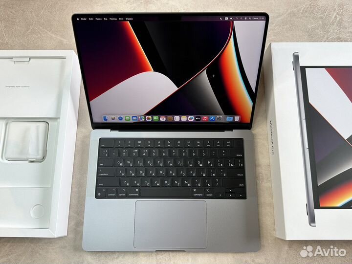 Новый MacBook PRO 14 2021 M1 PRO 512GB 55 циклов