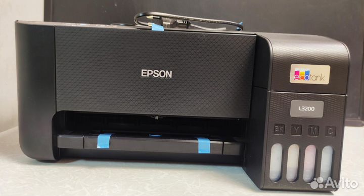 Epson мфу Струйное L3200, черный