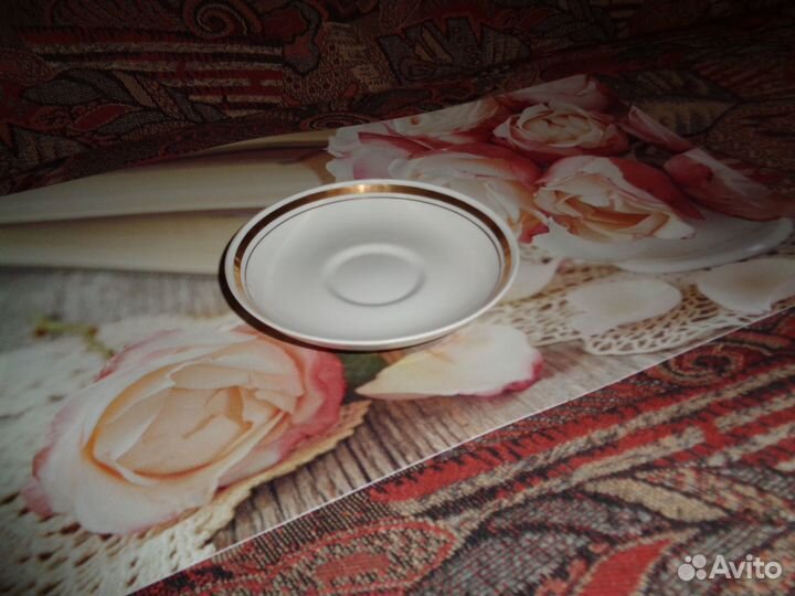 Кофейная пара фарфор СССР (Вербилки)