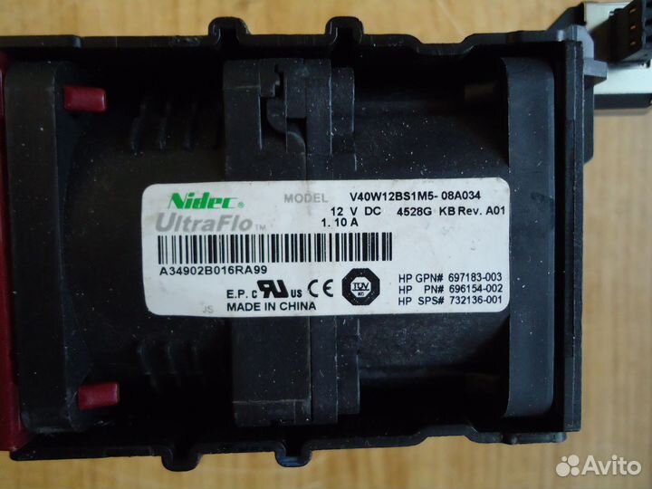 Вентилятор для сервера Nidec V40W12BS1M5-08A034