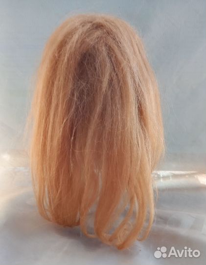 Парик для антикварной куклы или реплики.Цвет русый