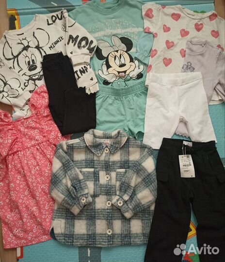 Пакет вещей Zara на девочку