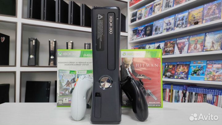 XBox 360 S прошитый + игры