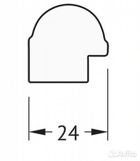 Зеркало Evoform Definite 97х47 BY 0694 в багетной