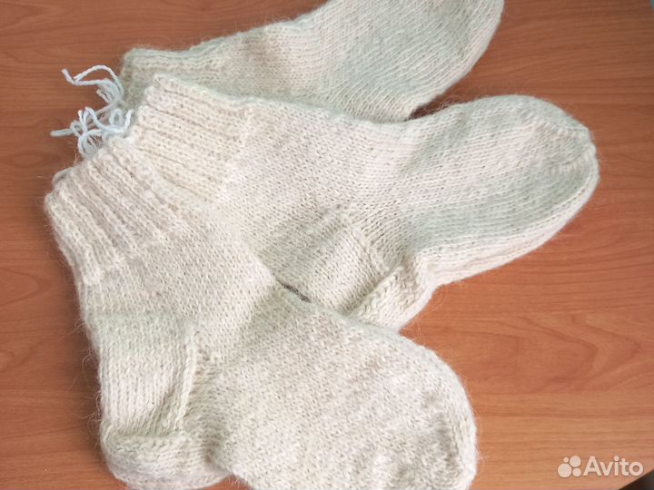 Лечебные тёплые шерстяные носки 38-39