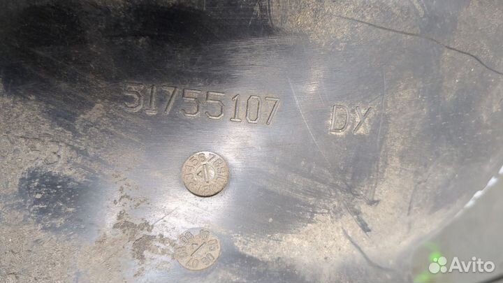 Защита арок (подкрылок) правая передняя Fiat Doblo