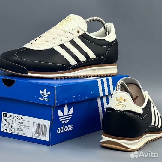 Новинка Adidas SL 72 Core Black Leather