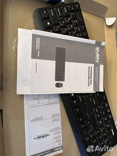 Клавиатура беспроводная и мышь sven