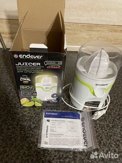 Соковыжималка для цитрусовых endever sigma 68